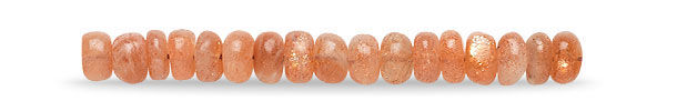 Sunstone Gemstone Bead Strand